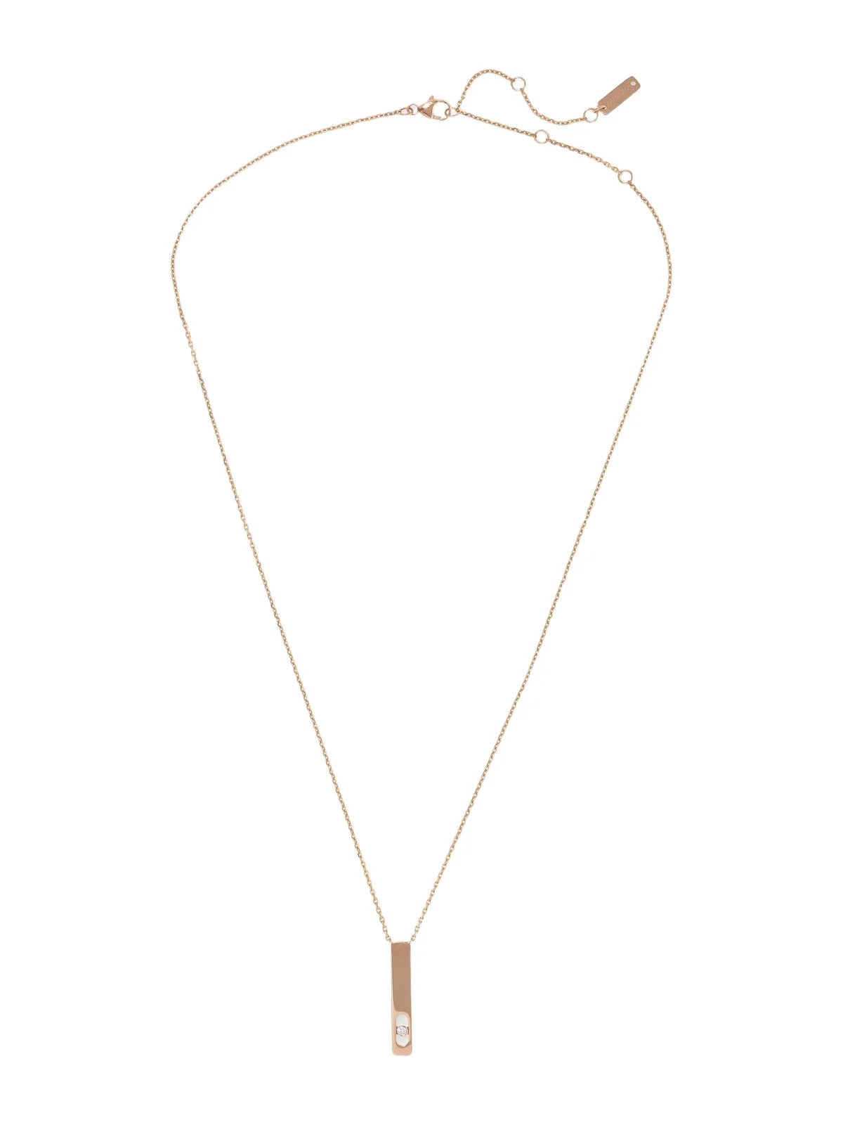 My First Diamond 18-karat Rose Gold Diamond Necklace My First Diamond 18-karat Rose Gold Diamond Necklace