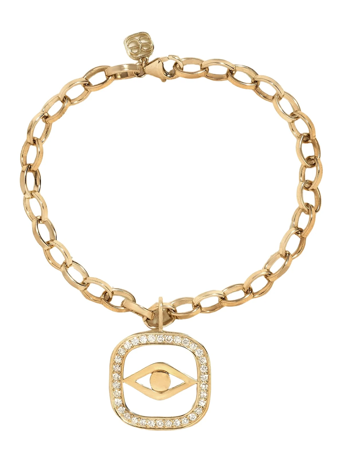 14-karat Gold Diamond Bracelet 14-karat Gold Diamond Bracelet