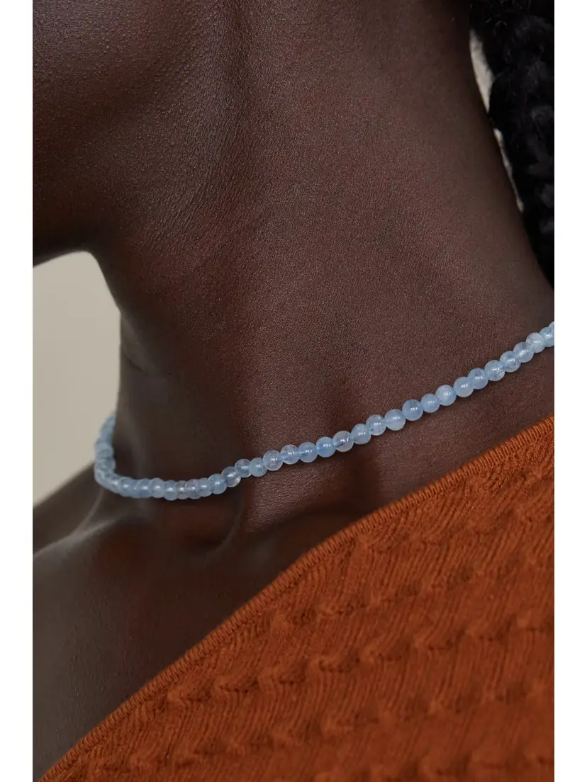 Mateo 14-karat Gold Aquamarine Necklace | Thumbnail 2