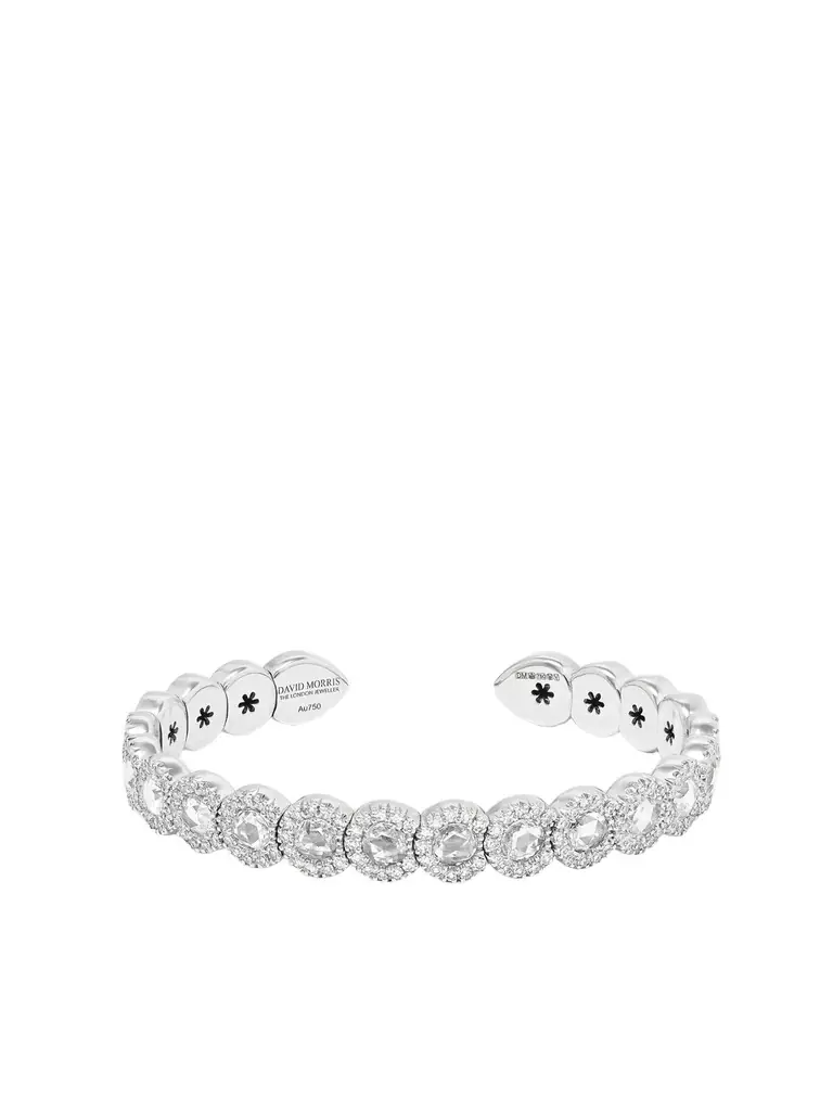 David Morris 18-karat White Gold Diamond Cuff | Image 1 David Morris 18-karat White Gold Diamond Cuff | Image 1