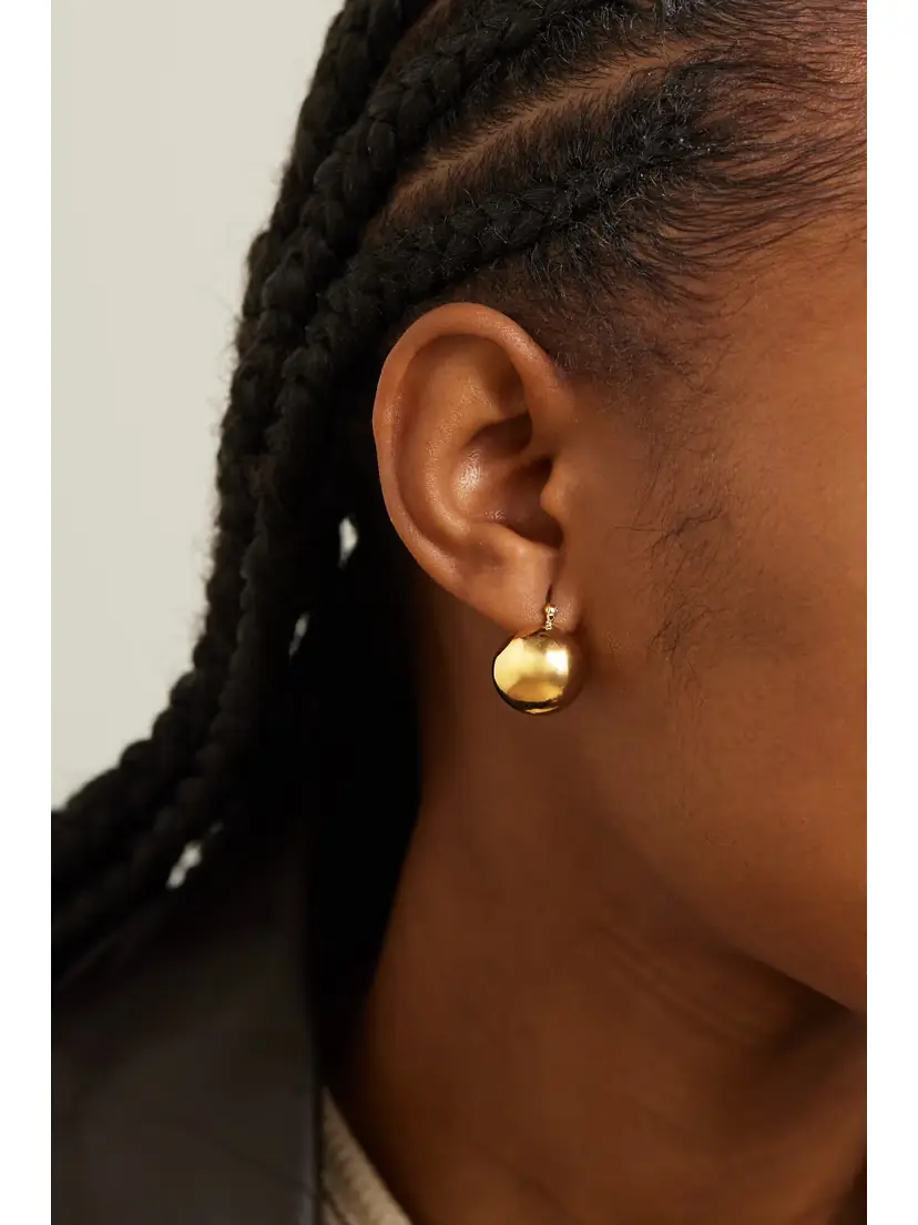 LIÉ STUDIO The Ingrid Gold-plated Earrings | Thumbnail 2