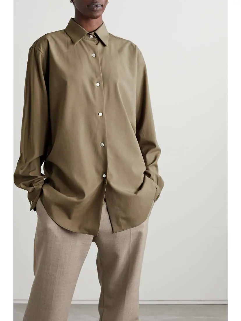 The Row Blaga Wool Shirt - x large | Thumbnail 3 The Row Blaga Wool Shirt - x large | Thumbnail 3