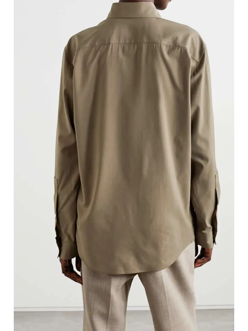 The Row Blaga Wool Shirt - x large | Thumbnail 4 The Row Blaga Wool Shirt - x large | Thumbnail 4