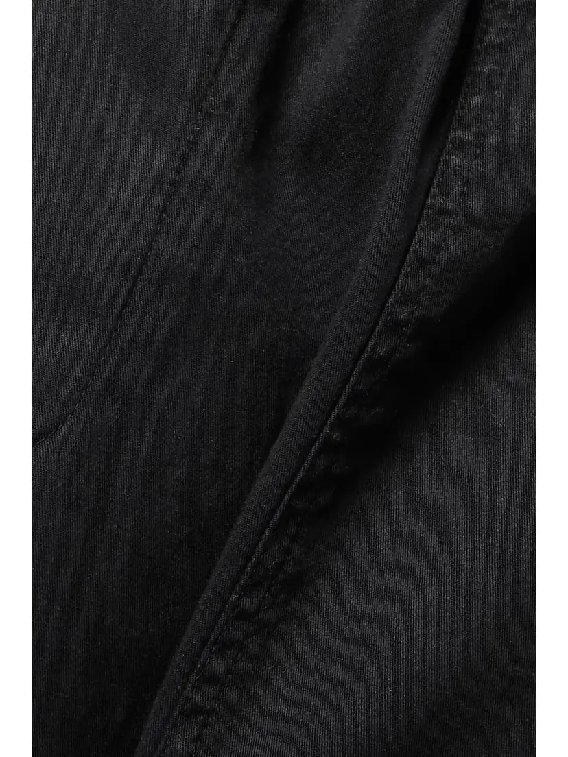 James Perse Jersey-trimmed Cotton-gabardine Track Pants | Thumbnail 5
