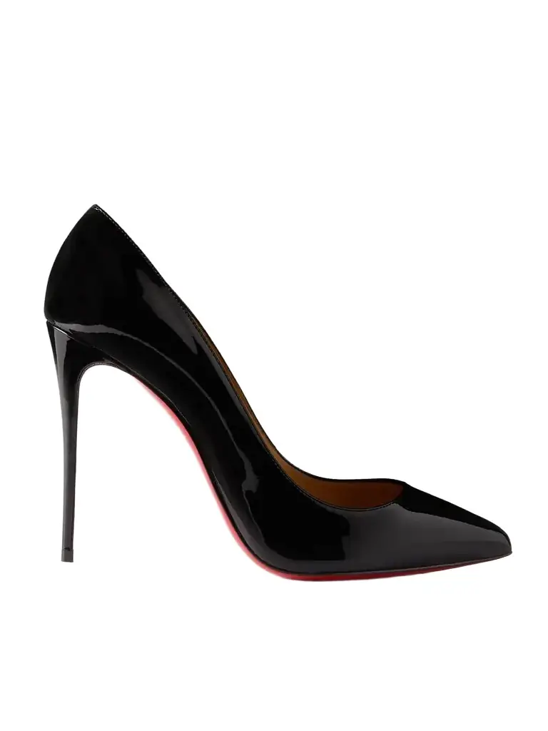 Christian Louboutin Pigalle Follies 100 Patent-leather Pumps | Image 1 Christian Louboutin Pigalle Follies 100 Patent-leather Pumps | Image 1