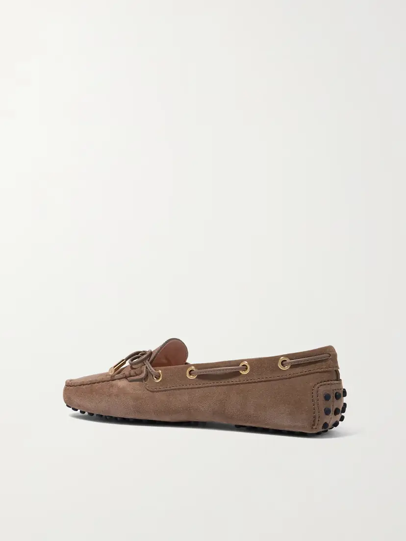 Tod's Gommino Suede Boat Shoes | Thumbnail 3 Tod's Gommino Suede Boat Shoes | Thumbnail 3