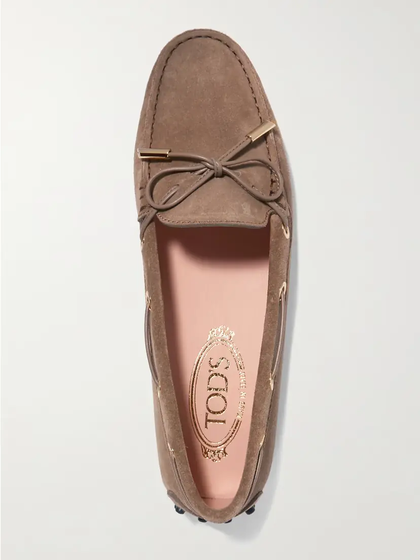 Tod's Gommino Suede Boat Shoes | Thumbnail 5 Tod's Gommino Suede Boat Shoes | Thumbnail 5
