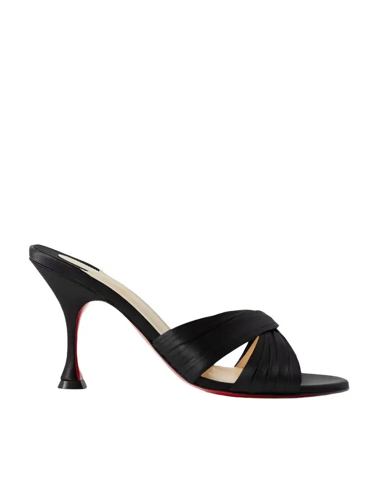 Nicol Is Back 85 Satin Mules