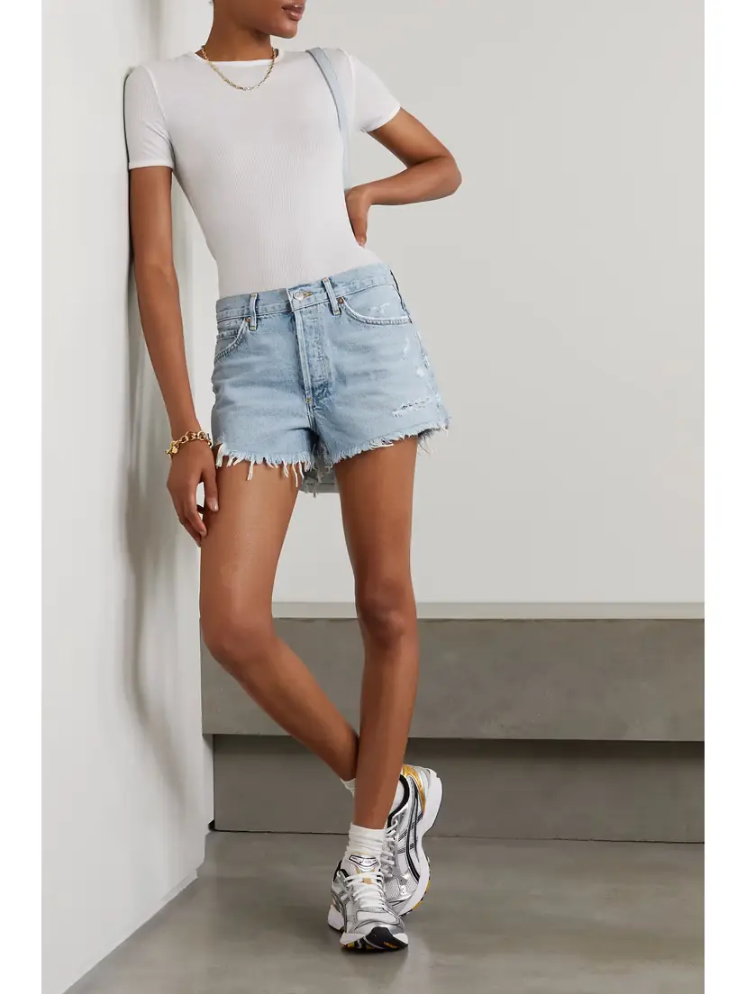 AGOLDE Parker Vintage Cutoff Organic Denim Shorts | Thumbnail 2 AGOLDE Parker Vintage Cutoff Organic Denim Shorts | Thumbnail 2
