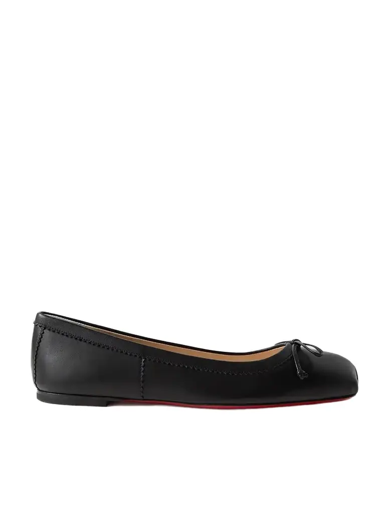 Christian Louboutin Mamadrague Leather Ballet Flats | Image 1 Christian Louboutin Mamadrague Leather Ballet Flats | Image 1