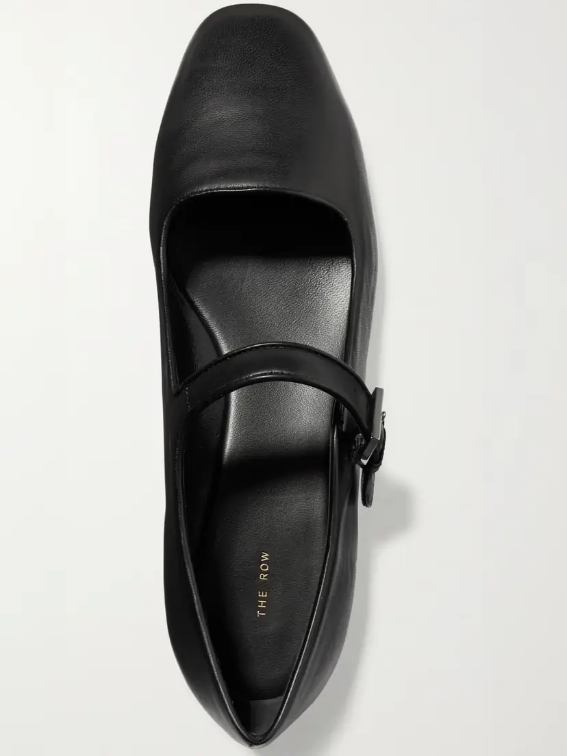 The Row Ava Leather Mary Jane Ballet Flats | Thumbnail 5 The Row Ava Leather Mary Jane Ballet Flats | Thumbnail 5