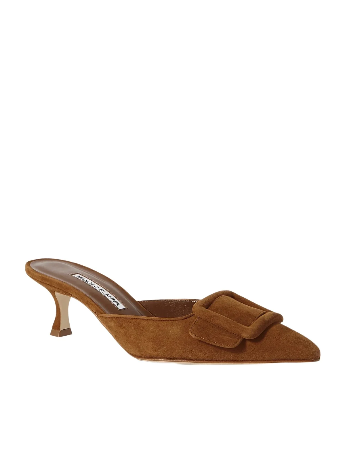 Maysale 50 Buckled Suede Mules Maysale 50 Buckled Suede Mules