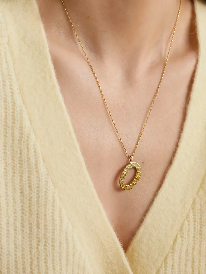 Jennifer Meyer Initial 18-karat Gold Necklace | Thumbnail 2