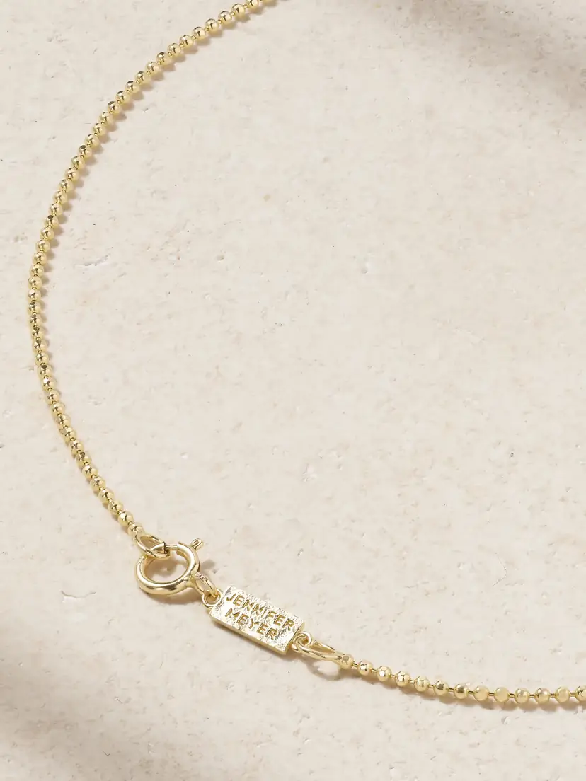 Jennifer Meyer Initial 18-karat Gold Necklace | Thumbnail 3