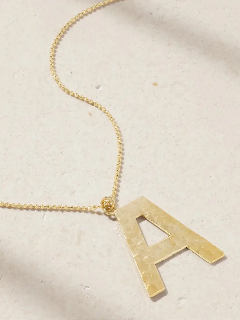 Jennifer Meyer Initial 18-karat Gold Necklace | Thumbnail 4