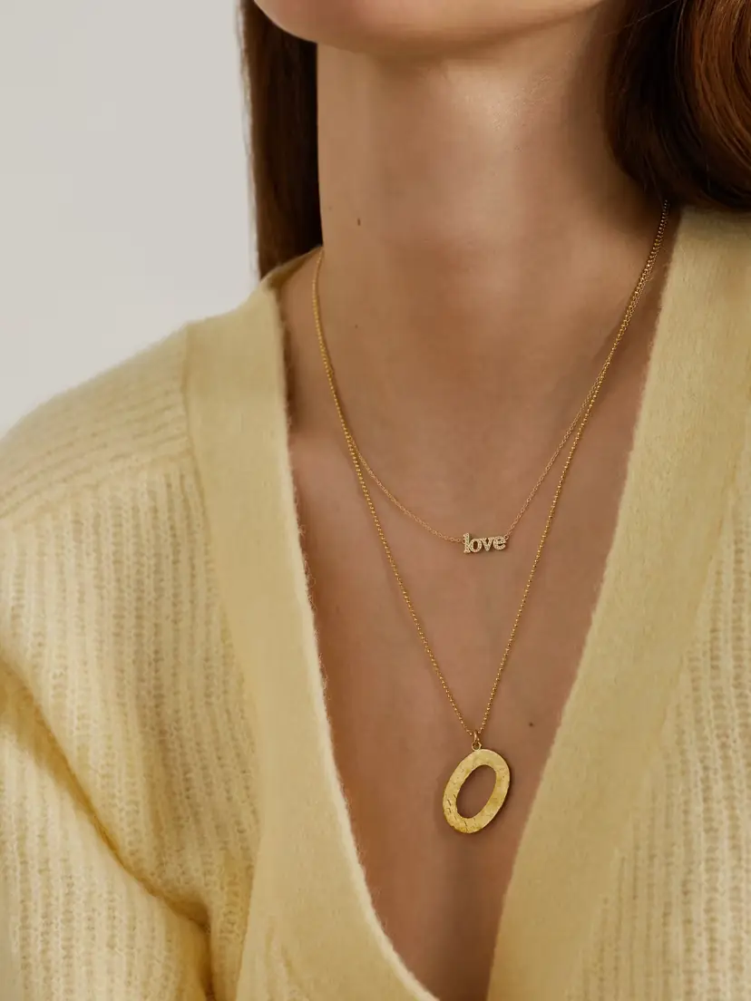 Jennifer Meyer Initial 18-karat Gold Necklace | Thumbnail 5
