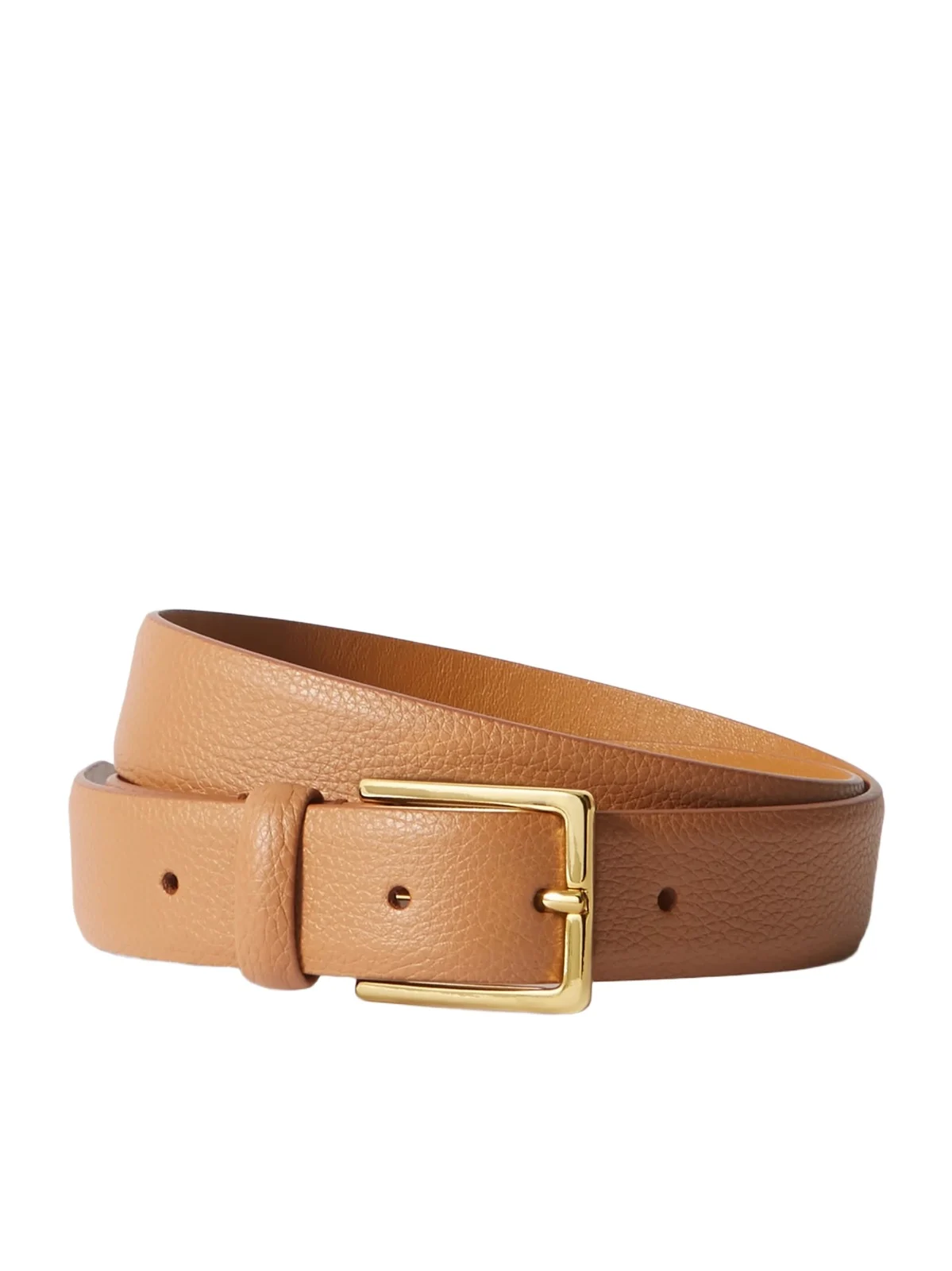 Textured-leather Belt