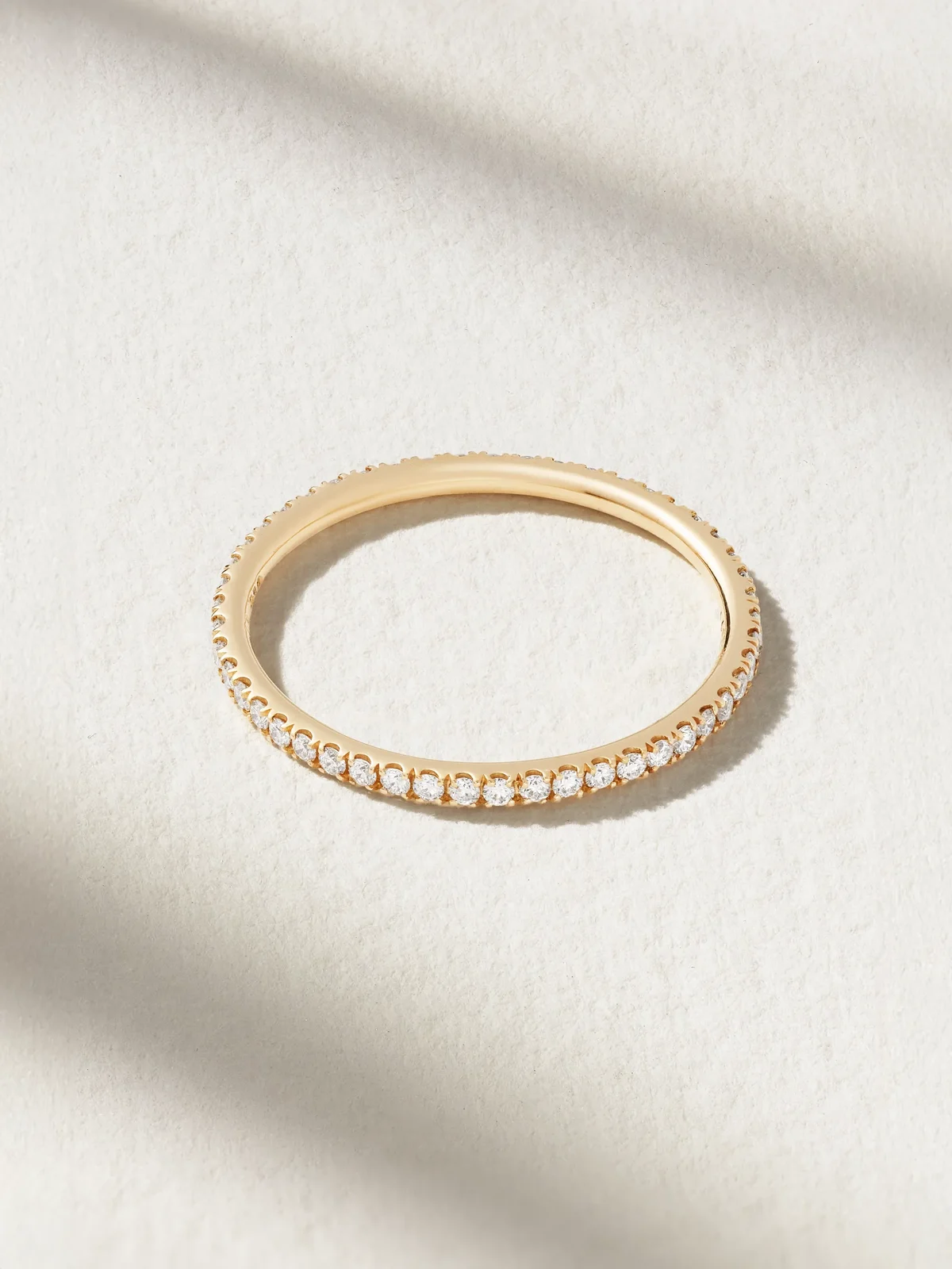 Thread 18-karat Gold Diamond Eternity Ring Thread 18-karat Gold Diamond Eternity Ring