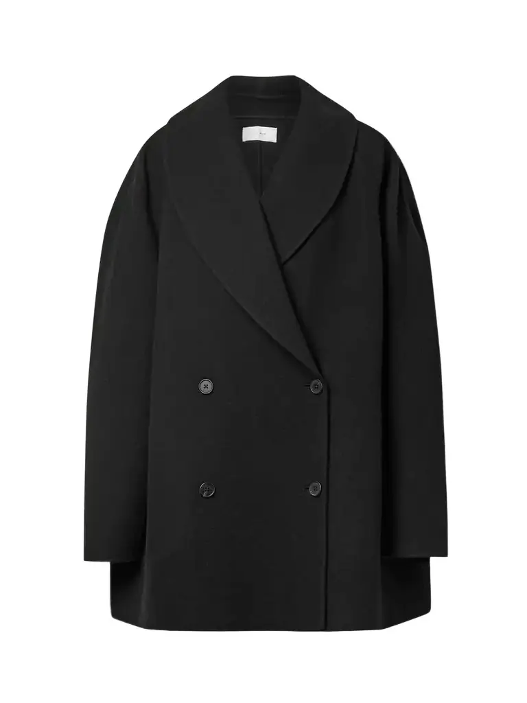 The Row Essentials Polli Double-breasted Wool-blend Coat | Image 1 The Row Essentials Polli Double-breasted Wool-blend Coat | Image 1
