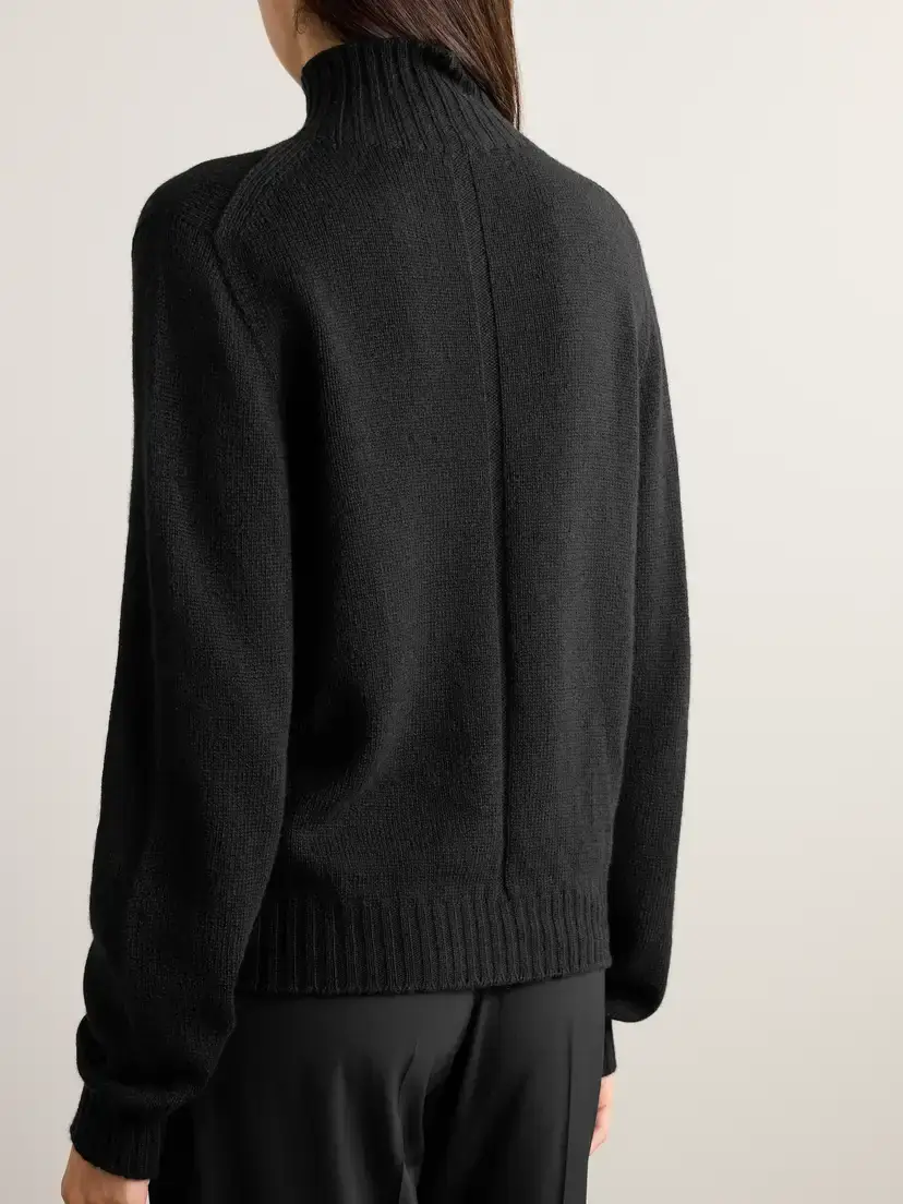 The Row Essentials Kensington Cashmere Turtleneck Sweater | Thumbnail 4 The Row Essentials Kensington Cashmere Turtleneck Sweater | Thumbnail 4