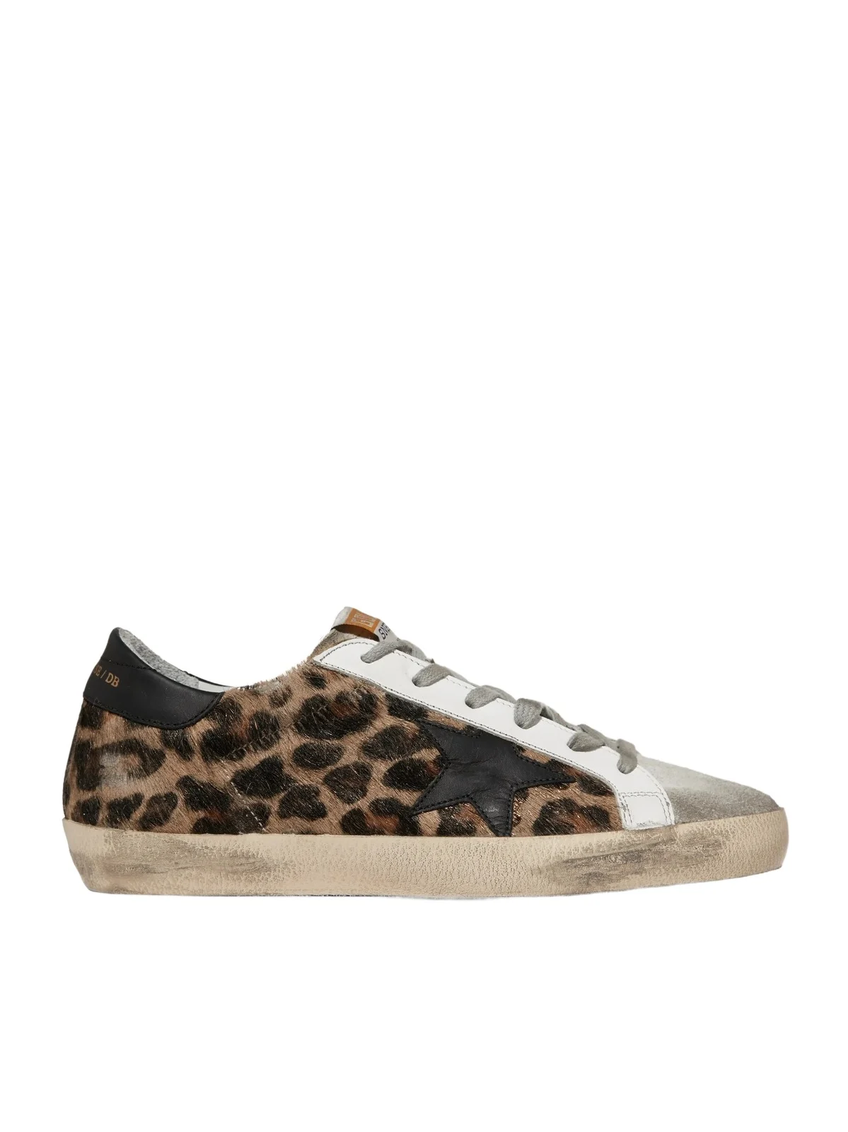 Golden Goose Superstar Distressed Leopard-print Calf Hair, Leather And Suede Sneakers - Animal Print