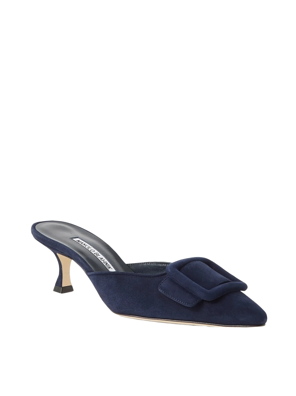 Maysale 50 Buckled Suede Mules Maysale 50 Buckled Suede Mules