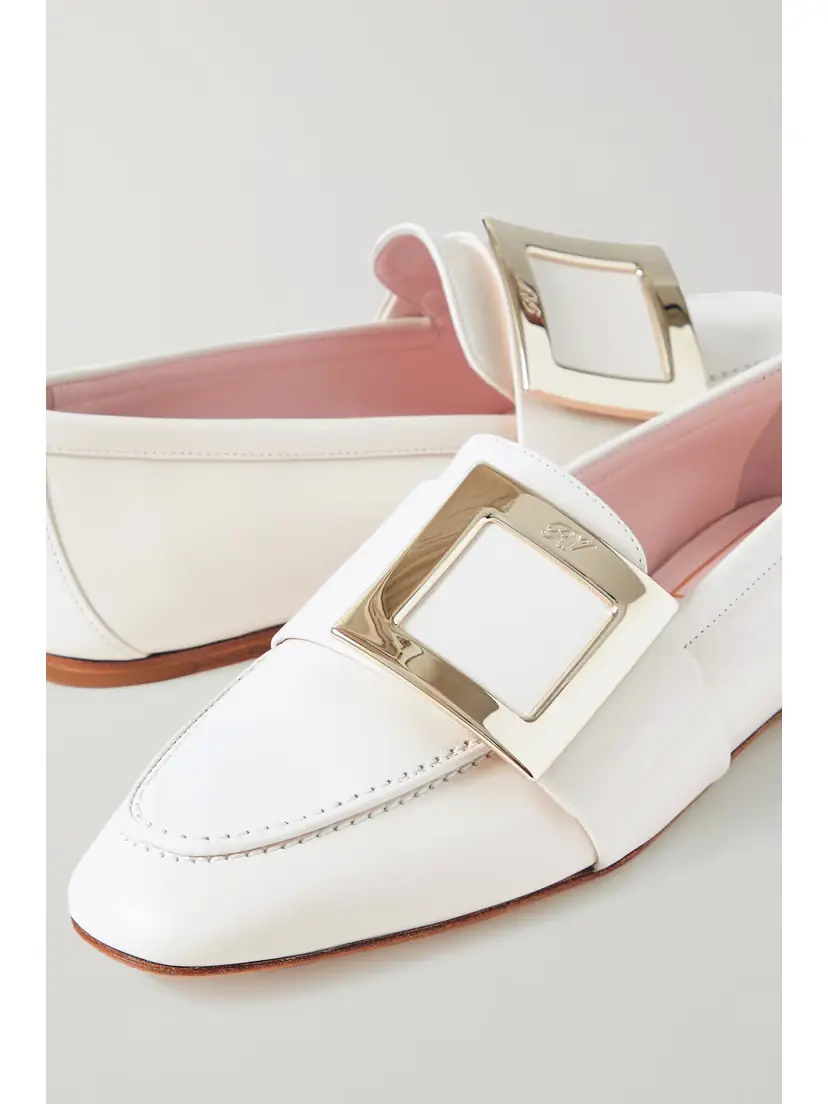 Roger Vivier Embellished Leather Loafers | Thumbnail 4 Roger Vivier Embellished Leather Loafers | Thumbnail 4