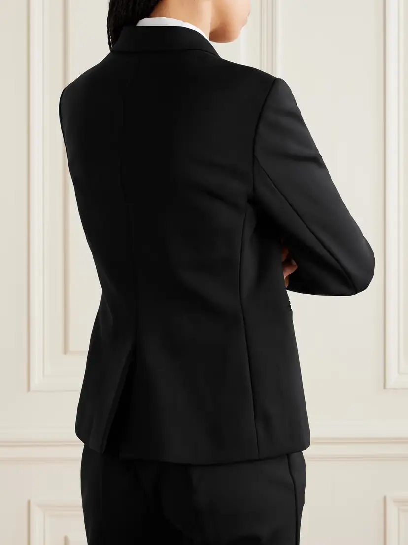 The Row Essentials Brentwood Stretch-ponte Blazer | Thumbnail 4 The Row Essentials Brentwood Stretch-ponte Blazer | Thumbnail 4