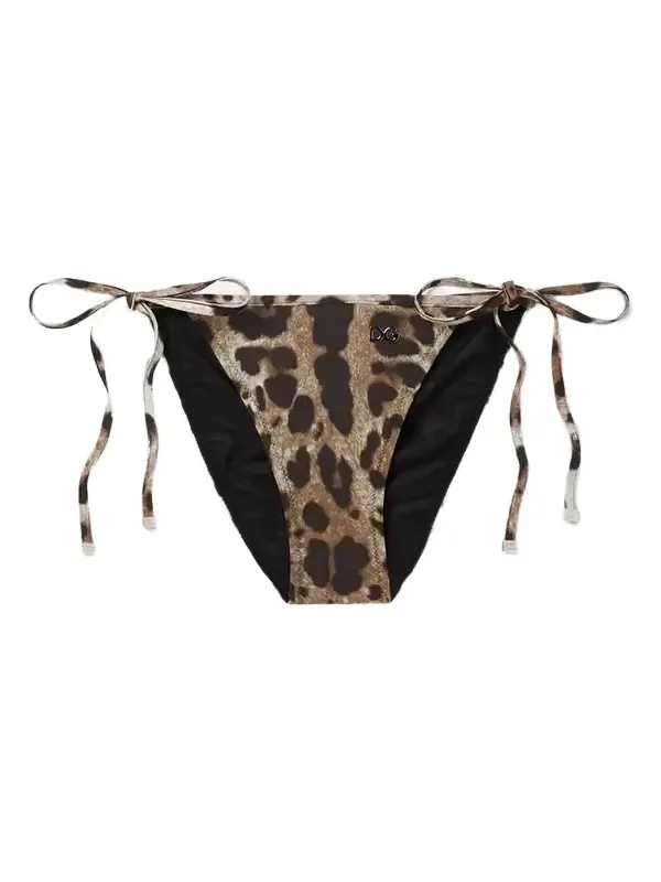 Dolce & Gabbana Leopard-print Bikini Briefs