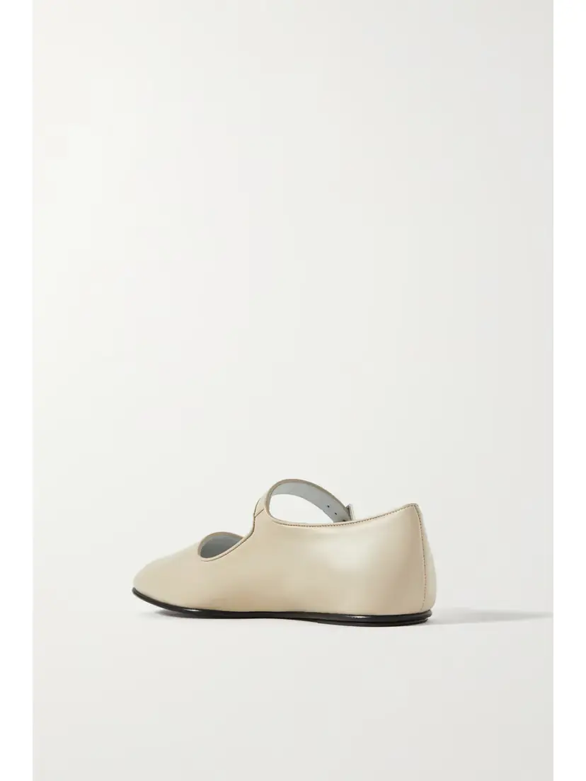 The Row Ava Leather Mary Jane Ballet Flats | Thumbnail 3 The Row Ava Leather Mary Jane Ballet Flats | Thumbnail 3