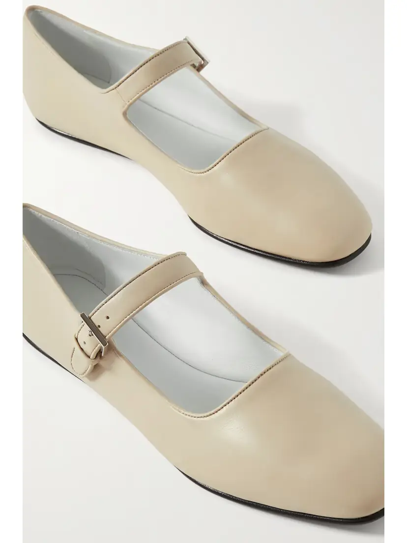 The Row Ava Leather Mary Jane Ballet Flats | Thumbnail 4 The Row Ava Leather Mary Jane Ballet Flats | Thumbnail 4