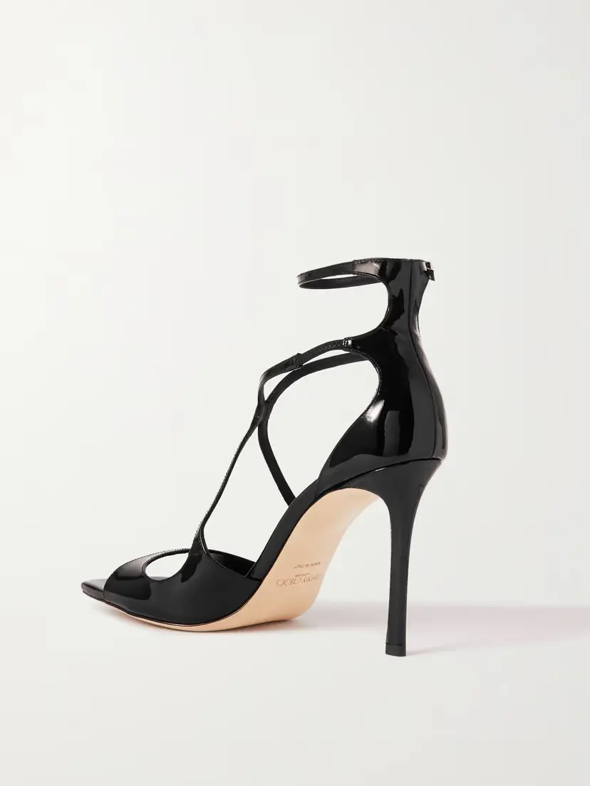 Jimmy Choo Azia 95 Patent-leather Sandals | Thumbnail 3 Jimmy Choo Azia 95 Patent-leather Sandals | Thumbnail 3