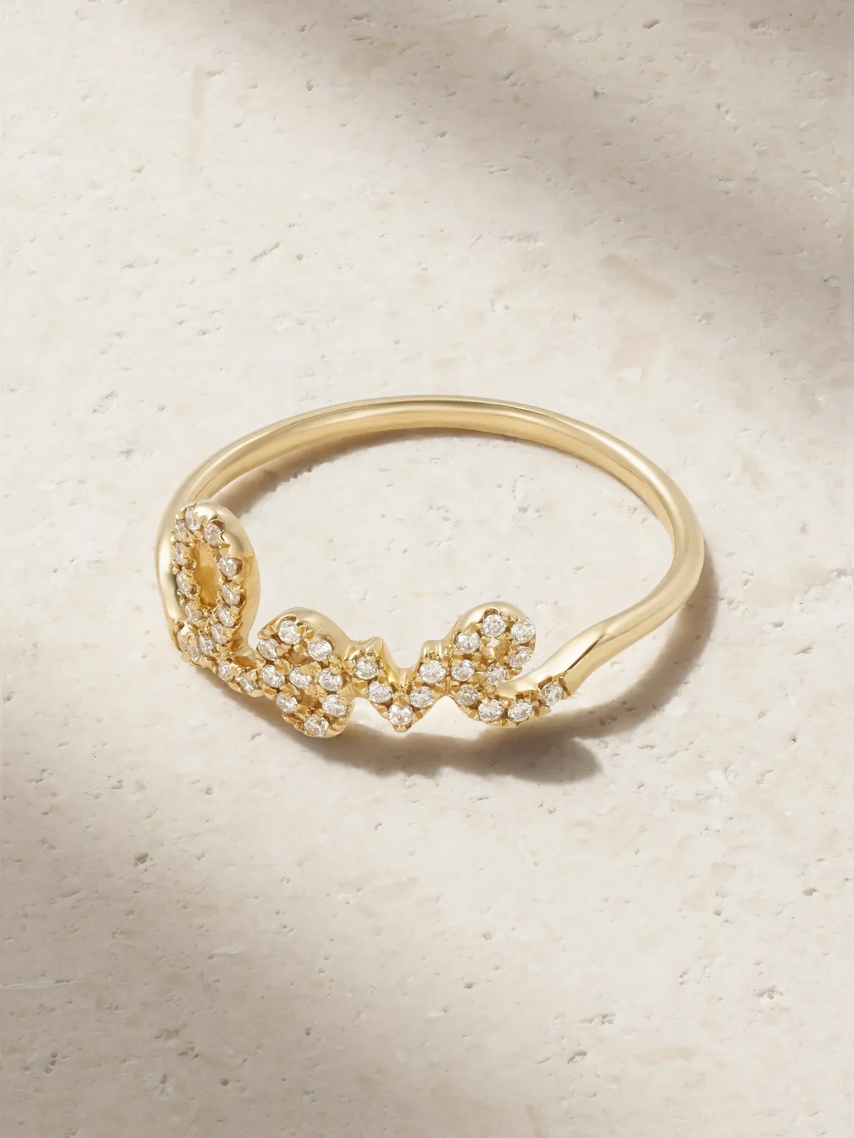 Love 14-karat Gold Diamond Ring