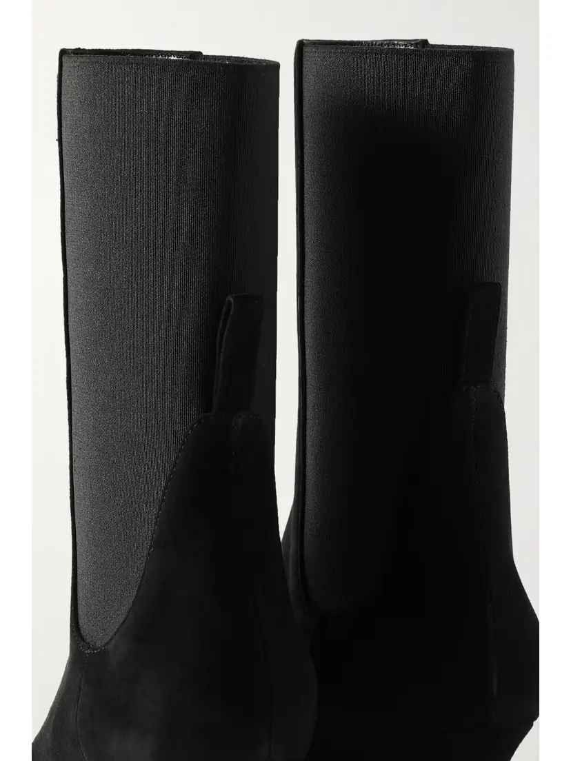 TOTEME The Mid Heel Suede Chelsea Boots | Thumbnail 4