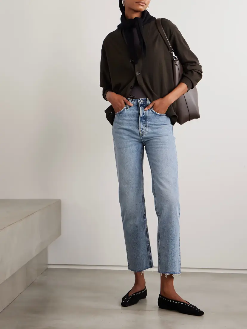 TOTEME + Net Sustain Classic Cut High-rise Straight-leg Organic Jeans | Thumbnail 2 TOTEME + Net Sustain Classic Cut High-rise Straight-leg Organic Jeans | Thumbnail 2