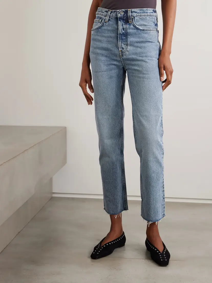 TOTEME + Net Sustain Classic Cut High-rise Straight-leg Organic Jeans | Thumbnail 3 TOTEME + Net Sustain Classic Cut High-rise Straight-leg Organic Jeans | Thumbnail 3