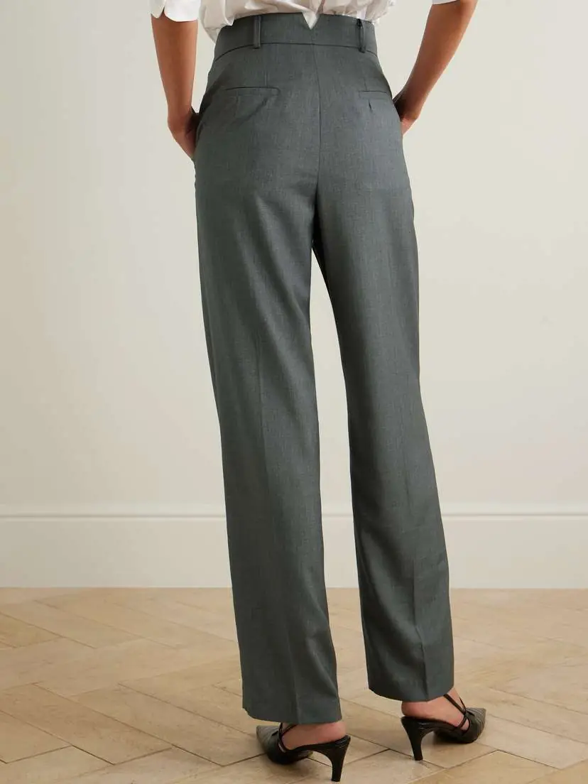 The Frankie Shop Gelso Pleated Tencel-blend Straight-leg Pants | Thumbnail 4 The Frankie Shop Gelso Pleated Tencel-blend Straight-leg Pants | Thumbnail 4