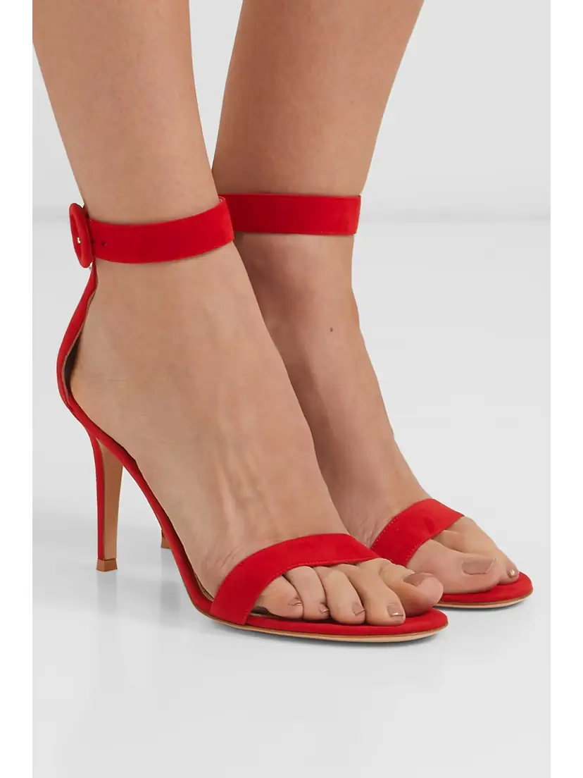 Gianvito Rossi Portofino 85 Suede Sandals | Thumbnail 2