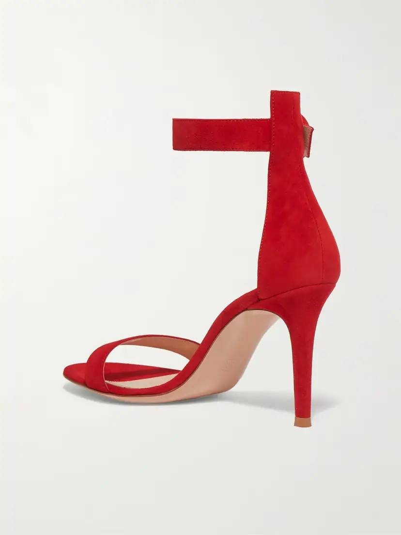 Gianvito Rossi Portofino 85 Suede Sandals | Thumbnail 3
