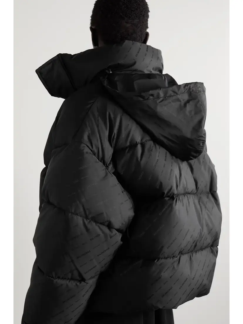 Balenciaga Cropped Quilted Padded Shell-jacquard Jacket | Thumbnail 6