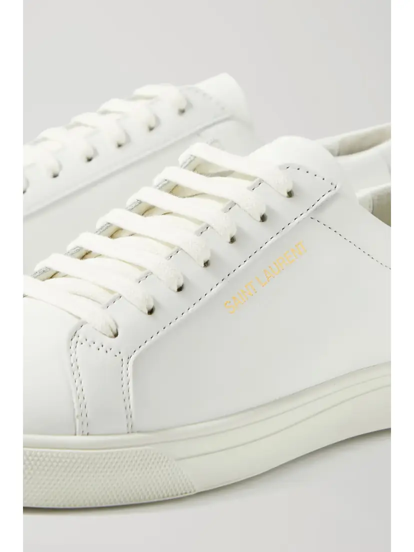 Saint Laurent Andy Logo-print Leather Sneakers | Thumbnail 4 Saint Laurent Andy Logo-print Leather Sneakers | Thumbnail 4