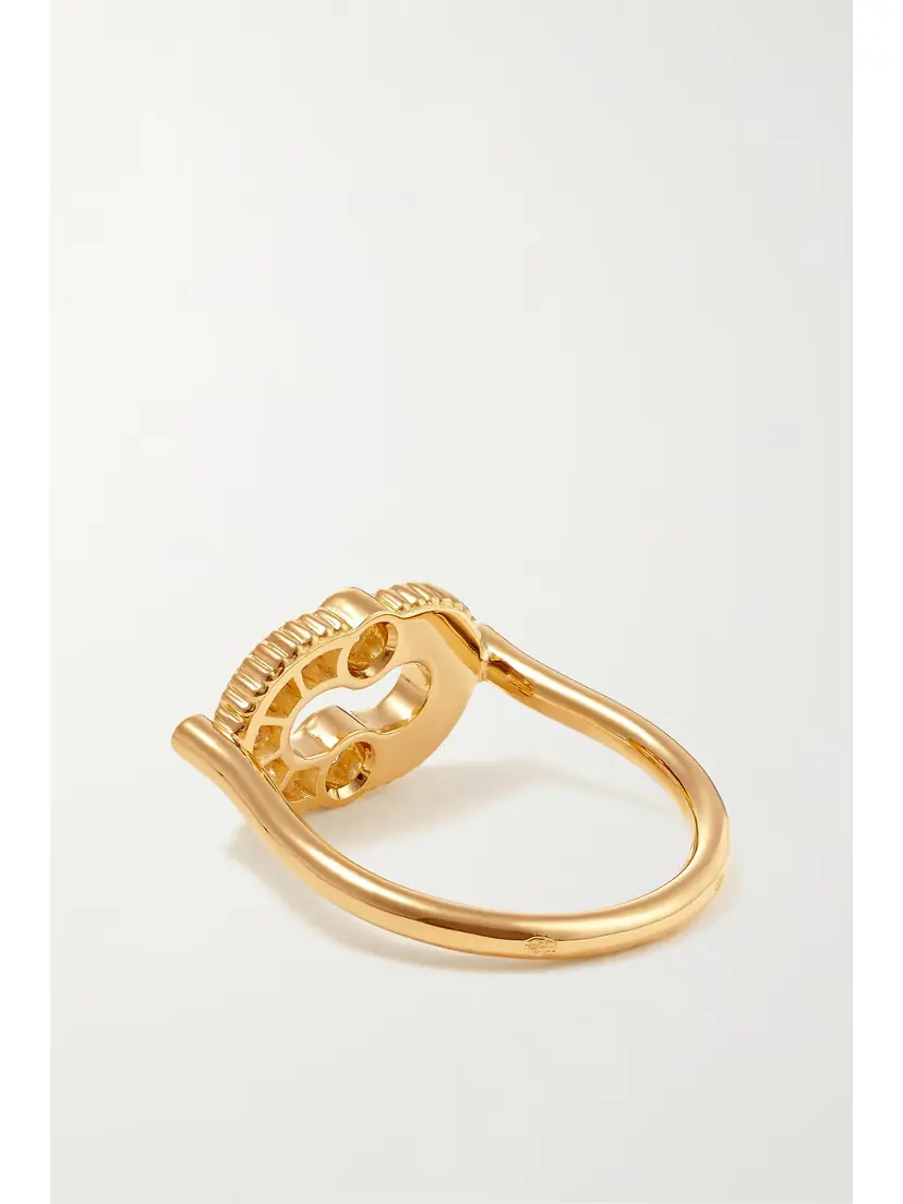 Viltier Magnetic 18-karat Gold, Lapis Lazuli And Diamond Ring | Thumbnail 3