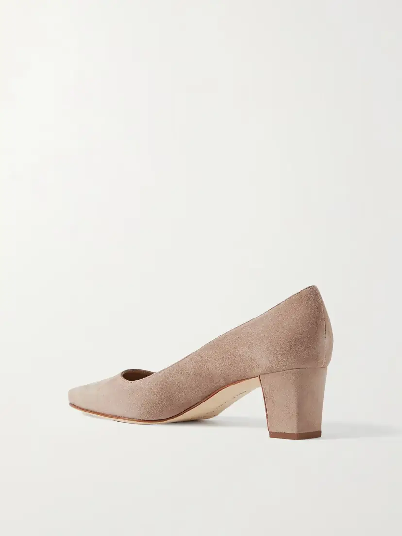 Manolo Blahnik Okkatopla 50 Suede Pumps | Thumbnail 3 Manolo Blahnik Okkatopla 50 Suede Pumps | Thumbnail 3