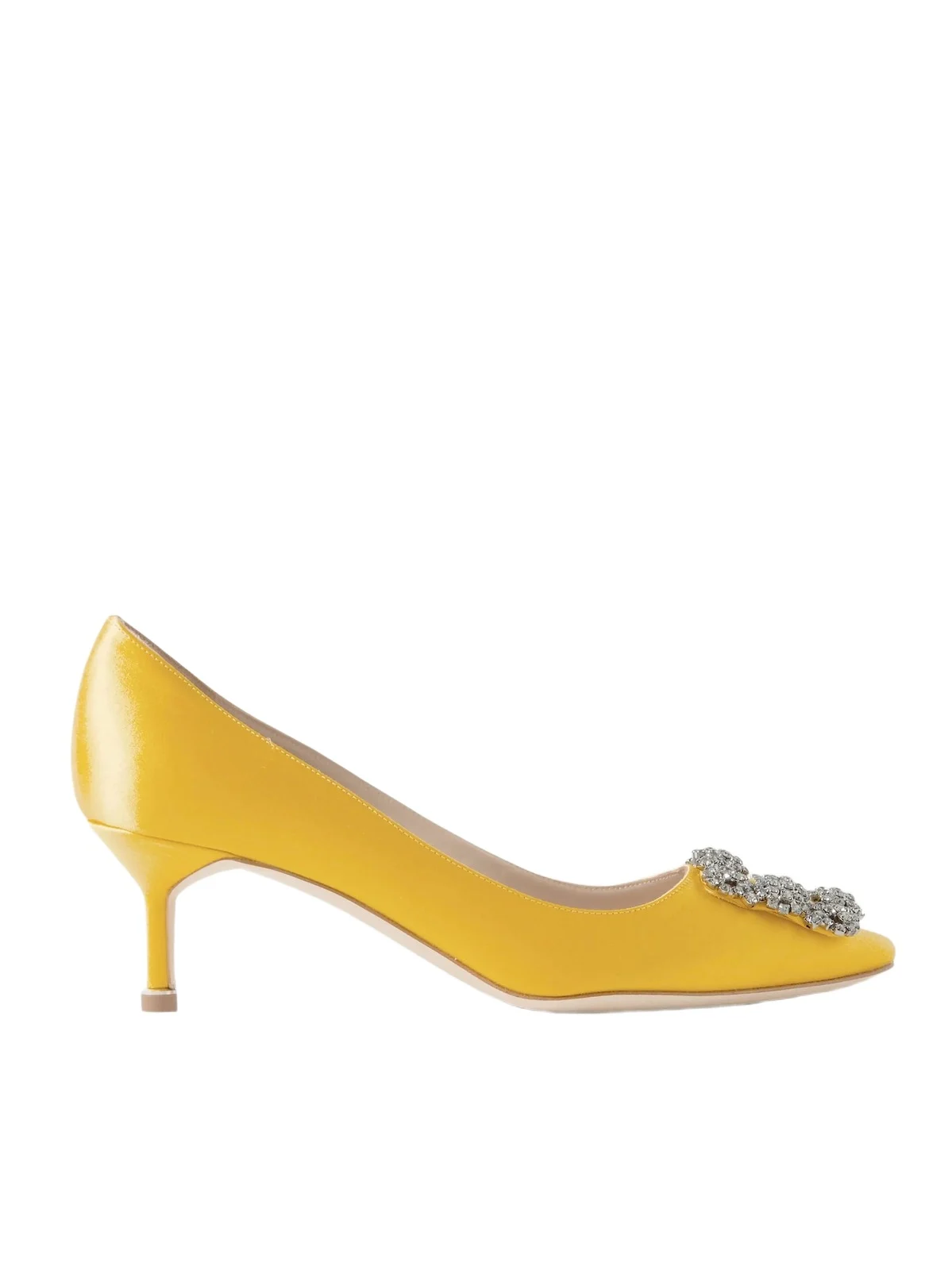 Hangisi 50 Crystal-embellished Satin Pumps