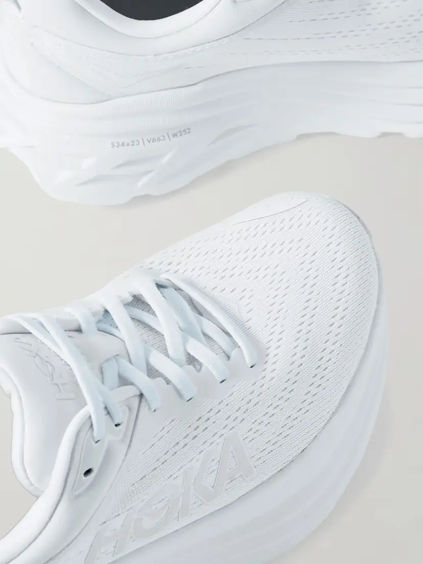 Hoka Bondi 8 Rubber-trimmed Mesh Sneakers | Thumbnail 4 Hoka Bondi 8 Rubber-trimmed Mesh Sneakers | Thumbnail 4
