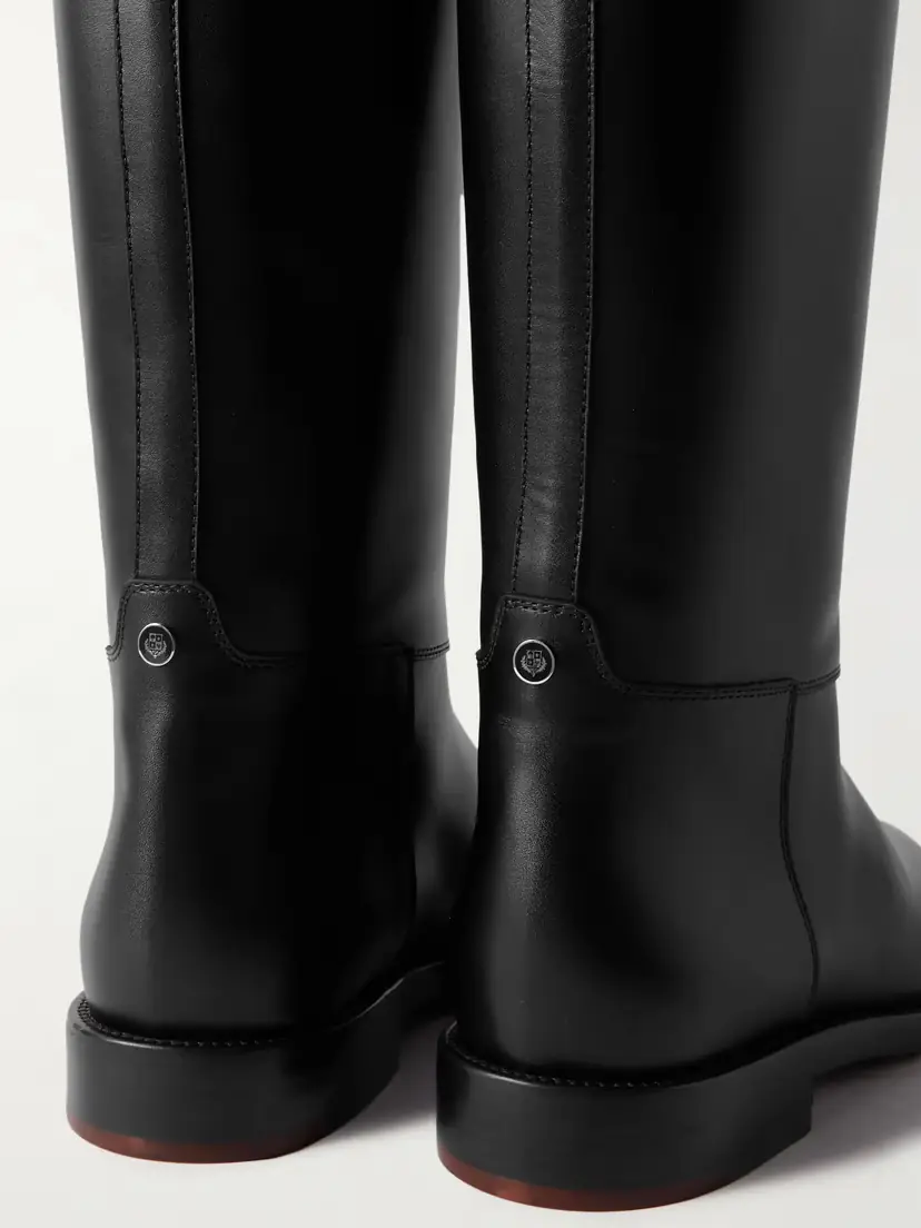 Loro Piana Decker Leather Knee Boots | Thumbnail 4