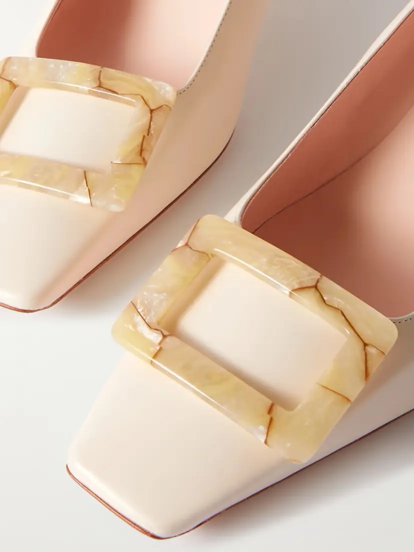 Roger Vivier Belle Vivier 45 Buckled Leather Pumps | Thumbnail 4 Roger Vivier Belle Vivier 45 Buckled Leather Pumps | Thumbnail 4