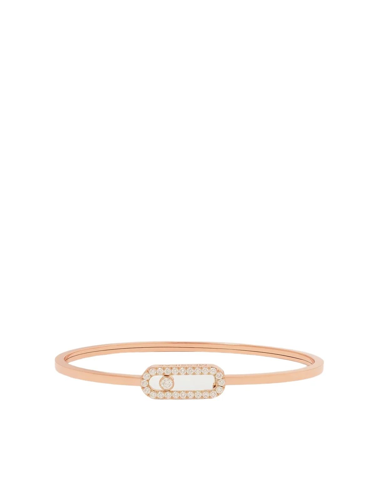 Move Uno 18-karat Rose Gold Diamond Bangle