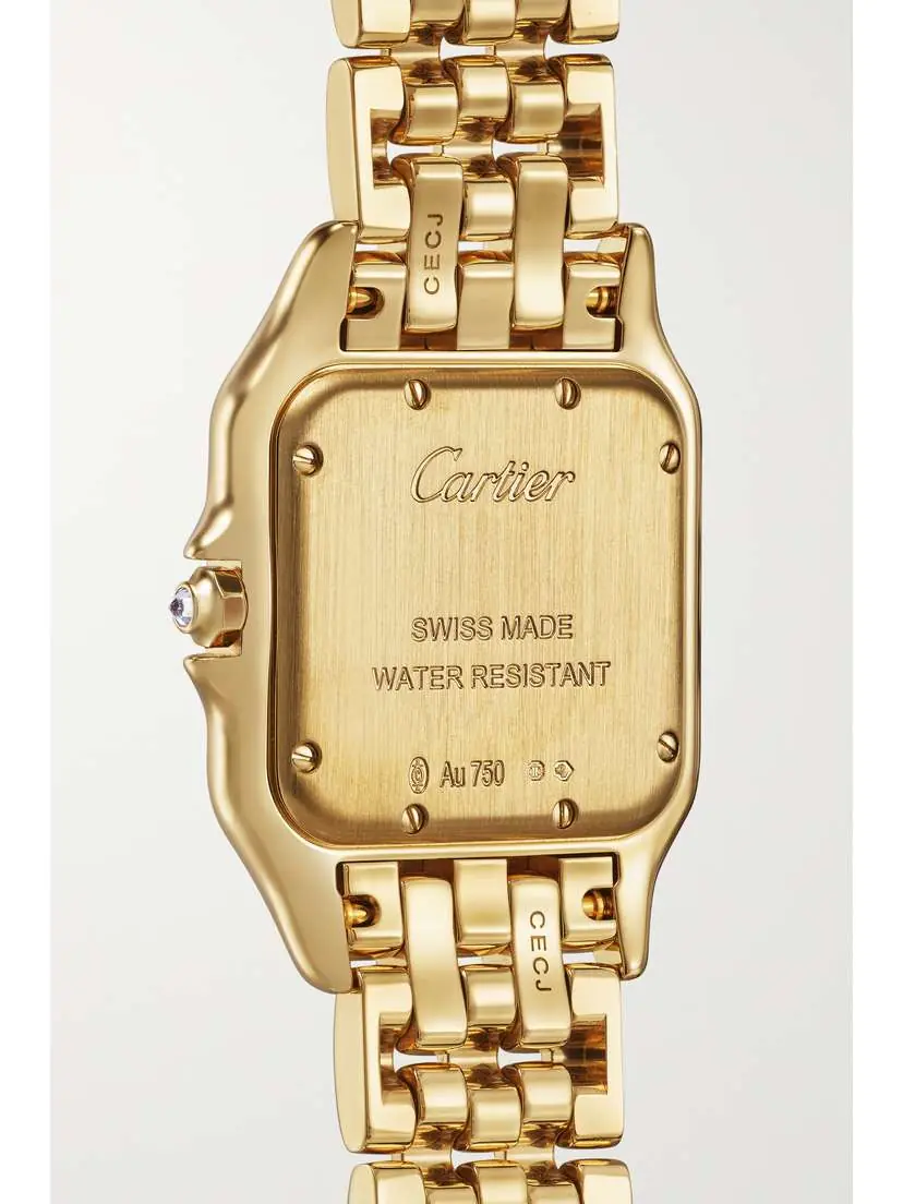 Cartier Panthère De Medium 27mm 18-karat Gold Diamond Watch | Thumbnail 4 Cartier Panthère De Medium 27mm 18-karat Gold Diamond Watch | Thumbnail 4