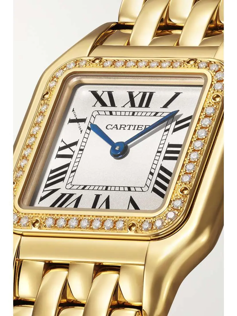 Cartier Panthère De Medium 27mm 18-karat Gold Diamond Watch | Thumbnail 5 Cartier Panthère De Medium 27mm 18-karat Gold Diamond Watch | Thumbnail 5